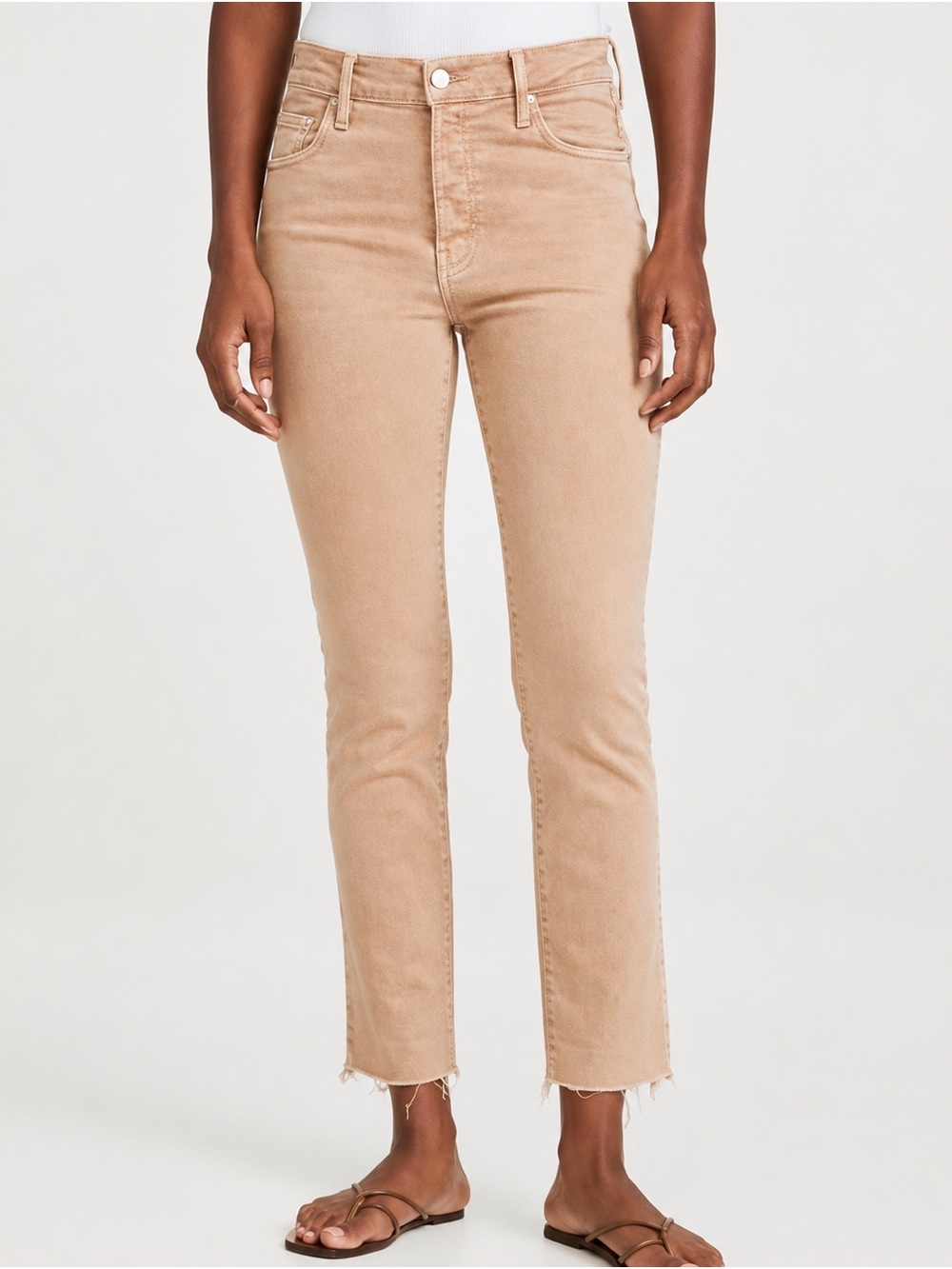Mother The Scrapper Cuff Ankle Fray Jeans The Devil May Care Size 30